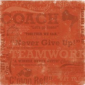Karen Foster - Orange Coach Collage Paper Karen Foster - Orange Coach Collage Paper