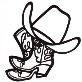 Laser Lady - Cowboy Boots & Hat Laser Cut Laser Lady - Cowboy Boots & Hat Laser Cut