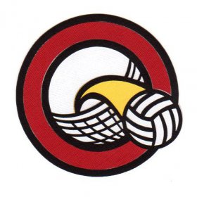 Laser Lady - Volleyball Circle Layered Title Laser Lady - Volleyball Circle Layered Title