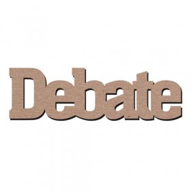 Leaky Shed Studio - Chipboard Word - Debate Leaky Shed Studio - Chipboard Word - Debate
