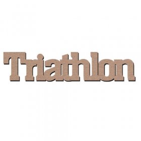 Leaky Shed Studio - Chipboard Word - Triathlon Leaky Shed Studio - Chipboard Word - Triathlon