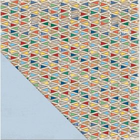 LYB - Making the Grade - Pennants/Blue Solid Cardstock LYB - Making the Grade - Pennants/Blue Solid Cardstock