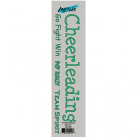 Moxxie - Cheerleading Title Rub-on (Green) Moxxie - Cheerleading Title Rub-on (Green)