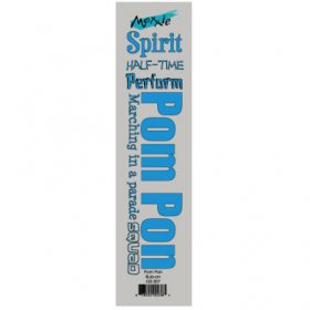 Moxxie - Pom Pon Title Rub-on (Blue) Moxxie - Pom Pon Title Rub-on (Blue)