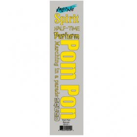Moxxie - Pom Pon Title Rub-on (Gold) Moxxie - Pom Pon Title Rub-on (Gold)