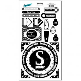 Moxxie - Senior's Rule Cardstock Stickers Moxxie - Senior's Rule Cardstock Stickers