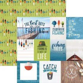 Paper House Productions - Fishing Tags Paper Paper House Productions - Fishing Tags Paper