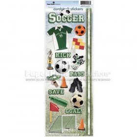 Paper House Productions - Soccer Cardstock Stickers Paper House Productions - Soccer Cardstock Stickers