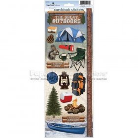 Paper House Productions - Camping #2 Cardstock Stickers Paper House Productions - Camping #2 Cardstock Stickers