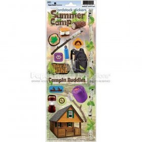 Paper House Productions - Summer Camp Cardstock Stickers Paper House Productions - Summer Camp Cardstock Stickers