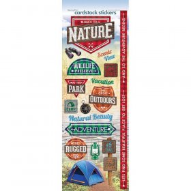 Paper House Productions - Back to Nature Cardstock Stickers Paper House Productions - Back to Nature Cardstock Stickers