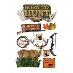 Paper House Productions - Born to Hunt 3D Sticker Paper House Productions - Born to Hunt 3D Sticker