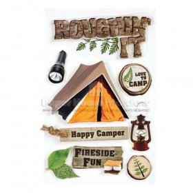 Paper House Productions - Roughin' It 3D Sticker Paper House Productions - Roughin' It 3D Sticker