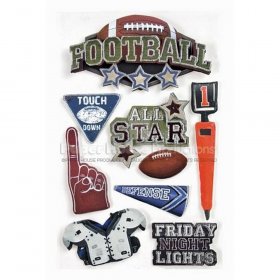 Paper House Productions - Football 3D Sticker Paper House Productions - Football 3D Sticker