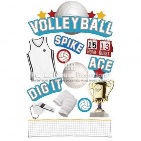 Paper House Productions - Volleyball 3D Sticker Paper House Productions - Volleyball 3D Sticker