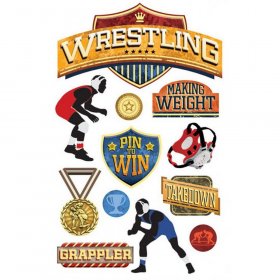 Paper House Productions - Wrestling 3D Sticker Paper House Productions - Wrestling 3D Sticker