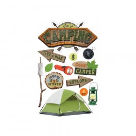 Paper House Productions - Camping 3D Sticker Paper House Productions - Camping 3D Sticker