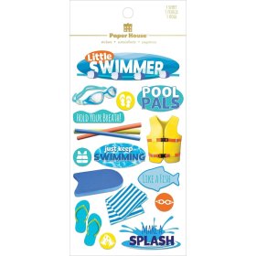 Paper House Productions - Swimming Dimensional Stickers Paper House Productions - Swimming Dimensional Stickers