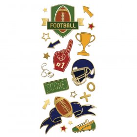 Paper House Productions - Football Faux Enamel Sticker Paper House Productions - Football Faux Enamel Sticker