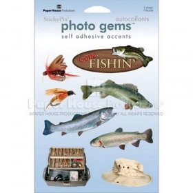 Paper House Productions - Gone Fishin' Photo Gems Paper House Productions - Gone Fishin' Photo Gems
