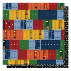 Photo Play Paper - Brainiac - Lockers Paper Photo Play Paper - Brainiac - Lockers Paper
