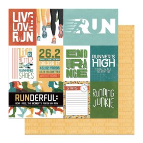 Photo Play Paper - Runner's High - Live Love Run Paper Photo Play Paper - Runner's High - Live Love Run Paper