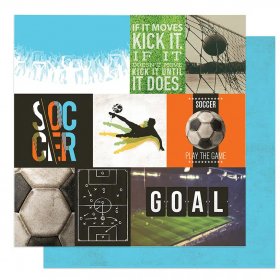 Photo Play Paper - MVP Soccer - Kick It Cards Paper Photo Play Paper - MVP Soccer - Kick It Cards Paper