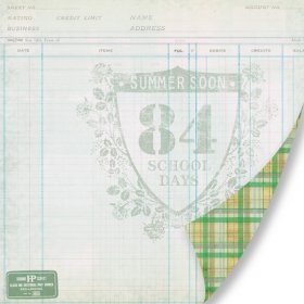 Pink Paislee - Old School - School Days Paper Pink Paislee - Old School - School Days Paper