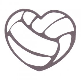 RBS - Volleyball Heart Layered RBS - Volleyball Heart Layered