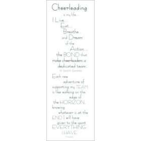 Quick Quotes - Vellum Cheerleading is My Life Quote Quick Quotes - Vellum Cheerleading is My Life Quote