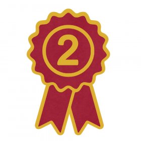 RBS - 2nd Place Ribbon Layered Title RBS - 2nd Place Ribbon Layered Title
