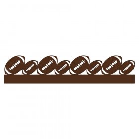 RBS - Footballs Layered Border RBS - Footballs Layered Border