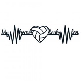 RBS - Border - My Heart Beats for Volleyball RBS - Border - My Heart Beats for Volleyball