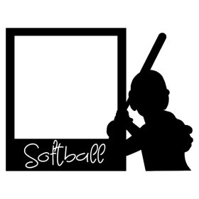 RBS - Polaroid Frame - Softball RBS - Polaroid Frame - Softball