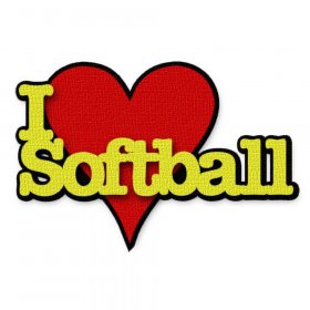 RBS - I Love Softball Layered Title RBS - I Love Softball Layered Title