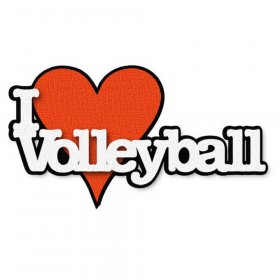 RBS - I Love Volleyball Layered Title RBS - I Love Volleyball Layered Title