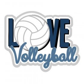RBS - Love Volleyball Layered Title RBS - Love Volleyball Layered Title