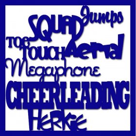 RBS - Overlay - Cheerleading Words RBS - Overlay - Cheerleading Words