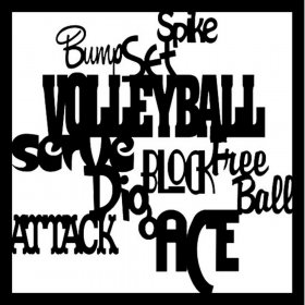 RBS - Overlay - Volleyball Words RBS - Overlay - Volleyball Words