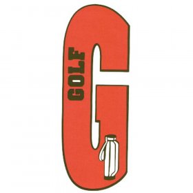 RBS - Tall Monogram - Golf RBS - Tall Monogram - Golf