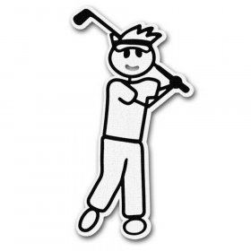 RBS - Stick Figure - Golf Boy RBS - Stick Figure - Golf Boy