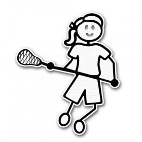 RBS - Stick Figure - Lacrosse Girl RBS - Stick Figure - Lacrosse Girl