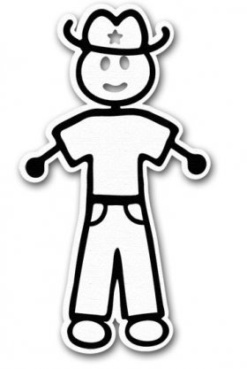 RBS - Stick Figure - Cowboy RBS - Stick Figure - Cowboy
