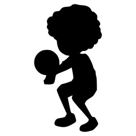RBS - Silhouette - Volleyball Boy 01 RBS - Silhouette - Volleyball Boy 01