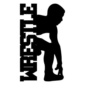 RBS - Split Silhouette - Wrestle RBS - Split Silhouette - Wrestle