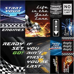Reminisce - Checkered Flag 12x12 Poster Sticker Reminisce - Checkered Flag 12x12 Poster Sticker