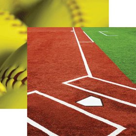 Reminisce - Let's Play Softball - Batter Up Paper Reminisce - Let's Play Softball - Batter Up Paper
