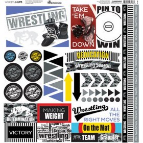 Reminisce - Wrestling 12x12 Elements Sticker Reminisce - Wrestling 12x12 Elements Sticker