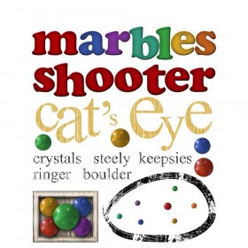 Scrappin' Sports - Marbles Rub-ons Scrappin' Sports - Marbles Rub-ons