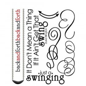 Scrappin' Sports - Swing Rub-ons Scrappin' Sports - Swing Rub-ons